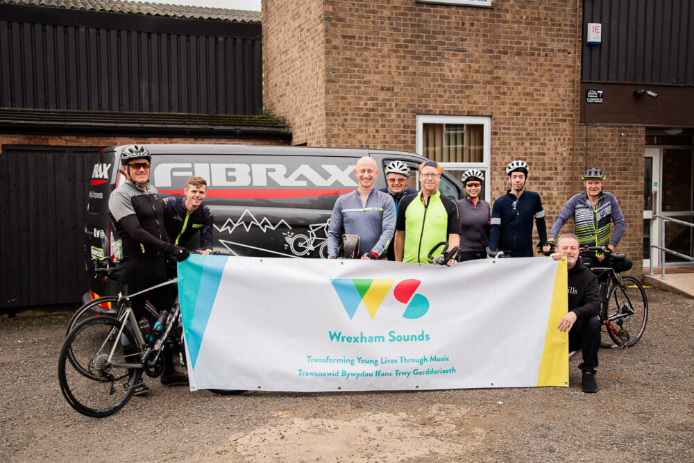 Cyclists complete gruelling 250-mile journey and raise more than £15k for music studio