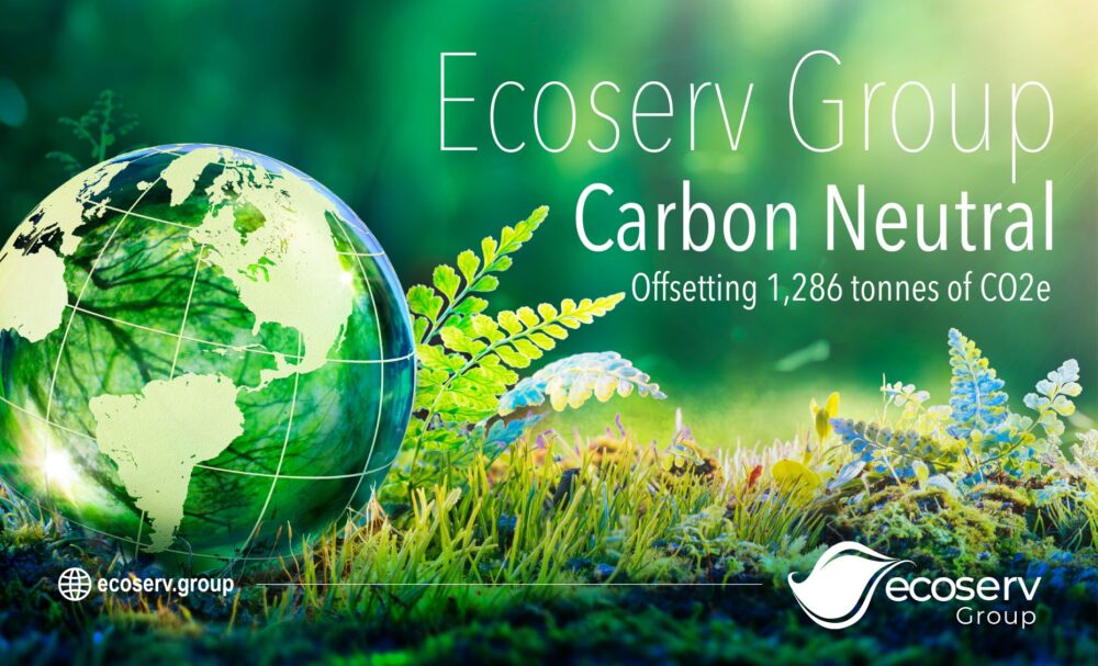 Ecoserv Group Gains Certified Carbon Neutral Status