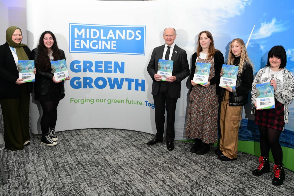 Trailblazing young Midlanders set out their vision for a greener future at Midlands Engine Young People’s Green Growth Assembly