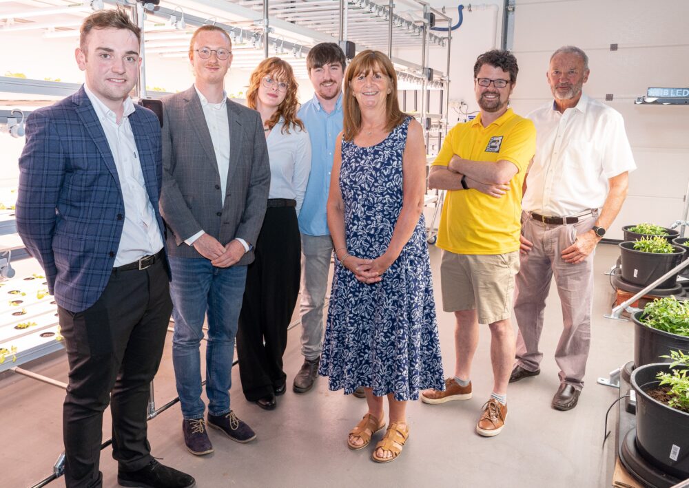 Minister launches vertical farming Innovation Hub as microgreens project rolled out across Wales