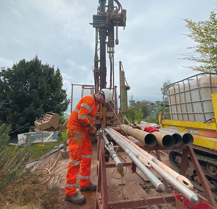 Geotechnical logging pioneer works on Devon rail safety project