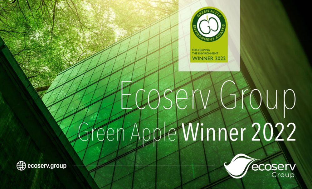 Ecoserv Group wins Gold at Green Apple Awards