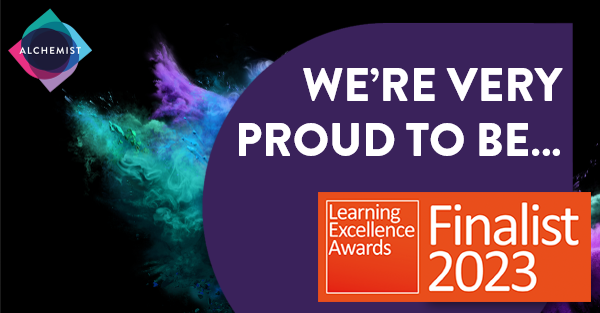 Alchemist shortlisted for four Learning Excellence Awards