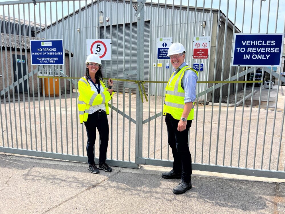 New Cardiff hazardous waste transfer station officially opened