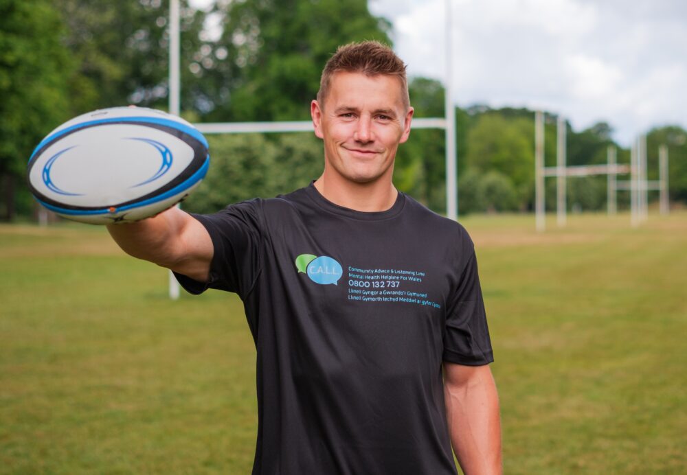 Rugby star new champion and ambassador for all-Wales mental health service