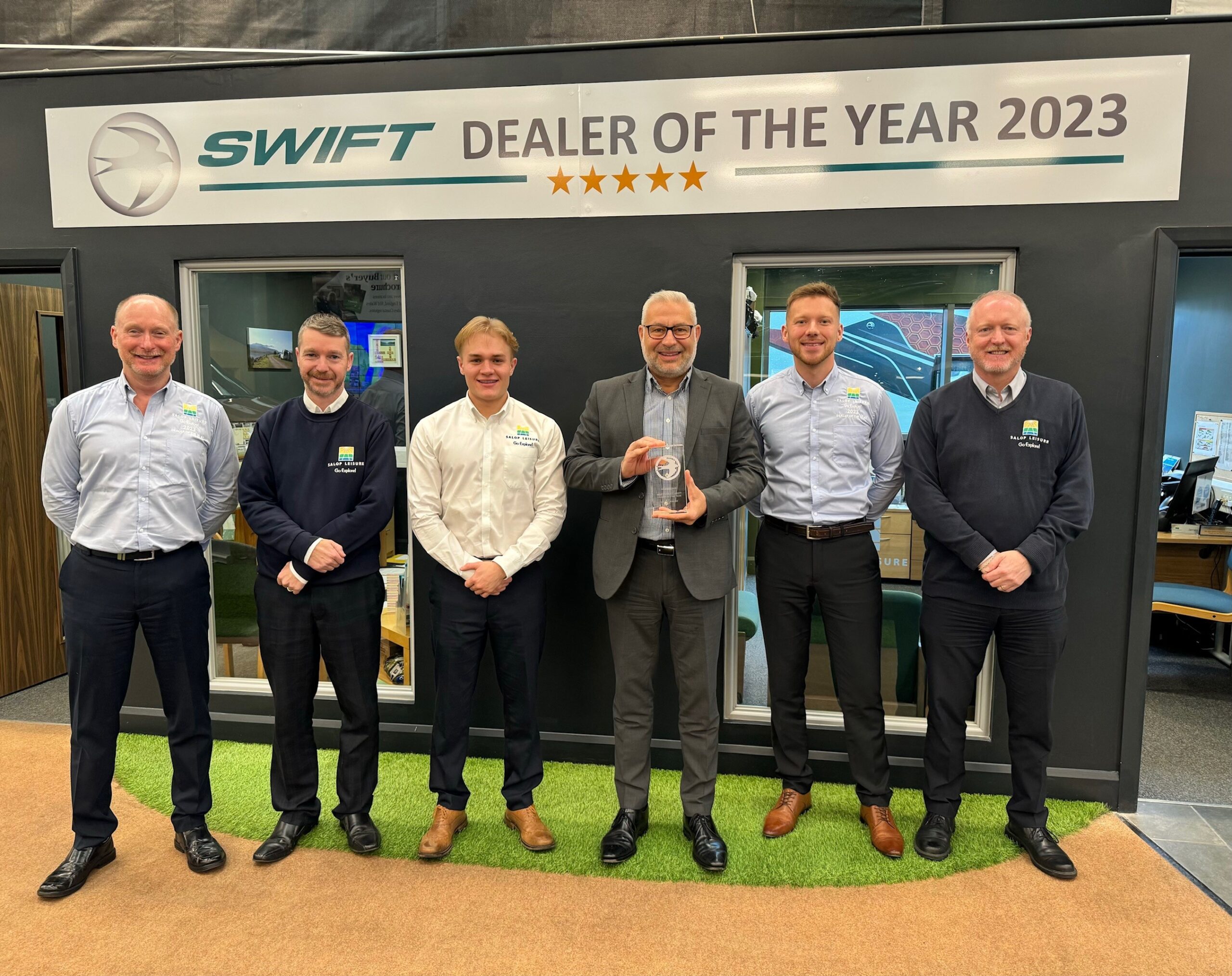 Salop Leisure named overall best dealership in Swift Group’s annual awards