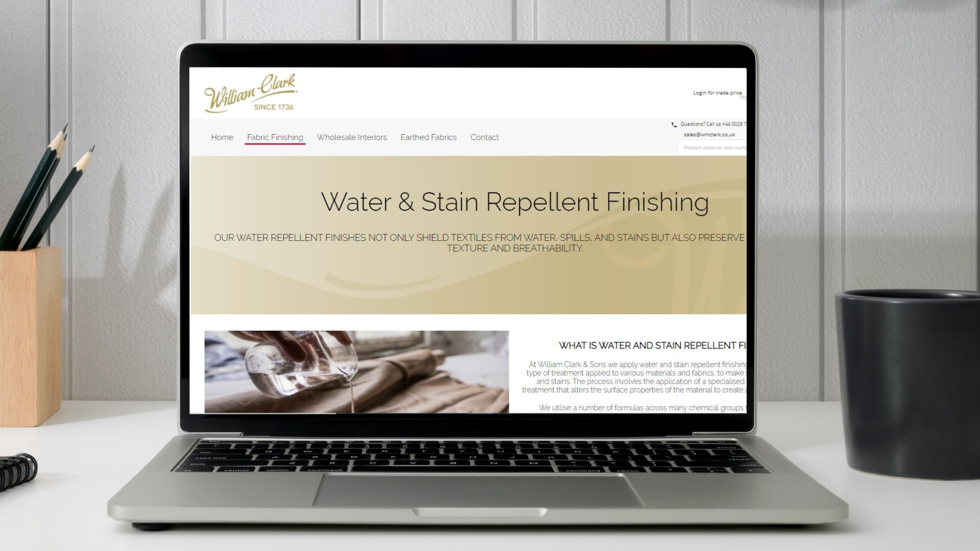 Historic Northern Irish Textile Manufacturer, William Clark & Sons Launches Brand New Interactive Website