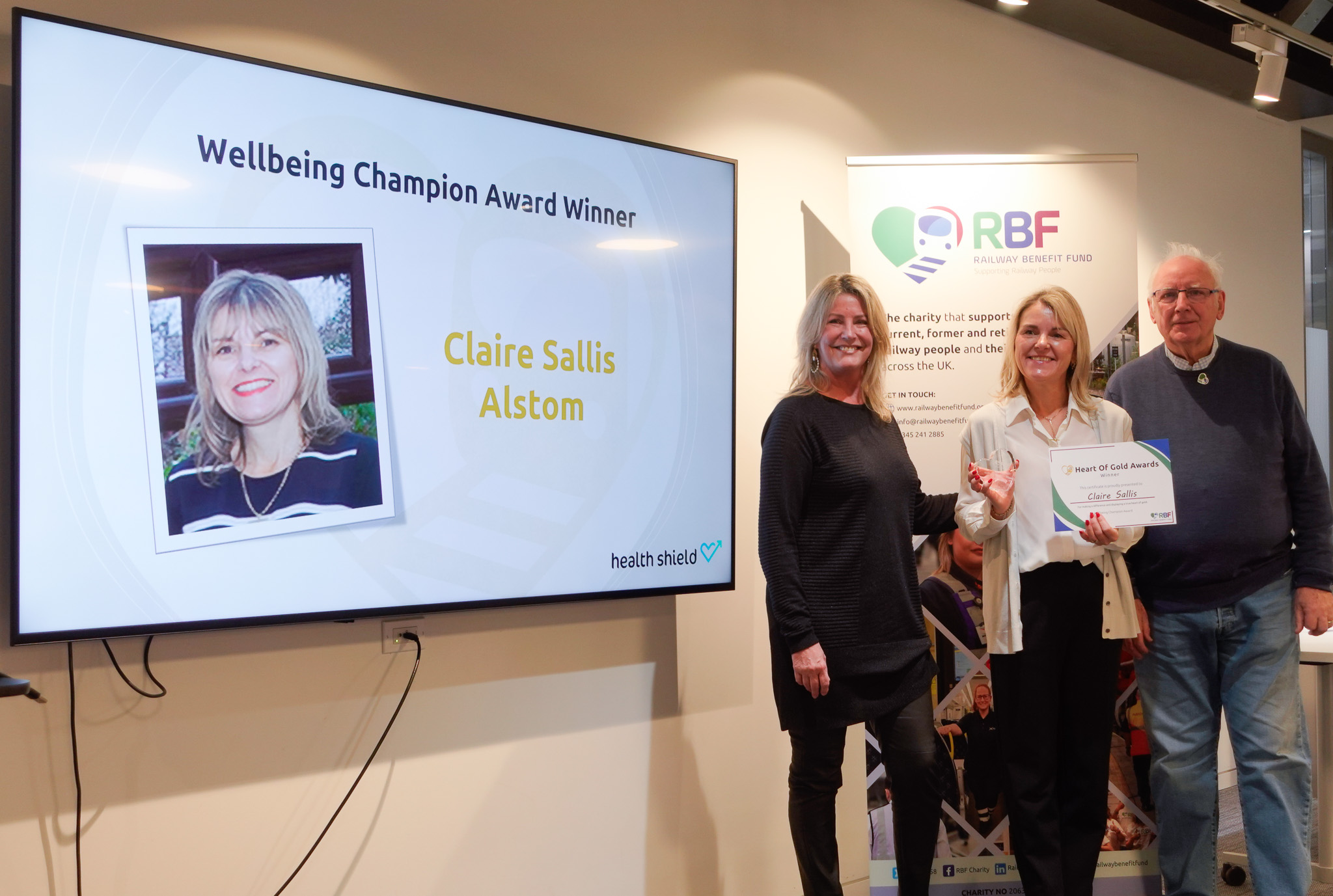 Alstom Employee Scoops Top Heart of Gold Award