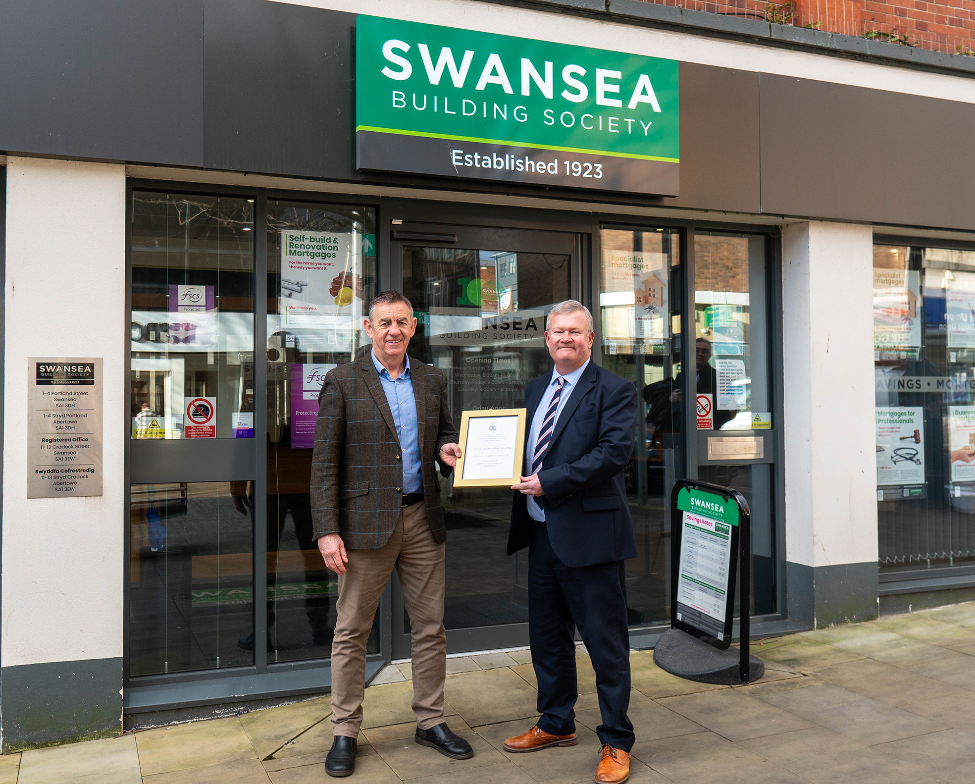 Swansea Building Society Honoured as DofE Gold Associate for Youth Empowerment