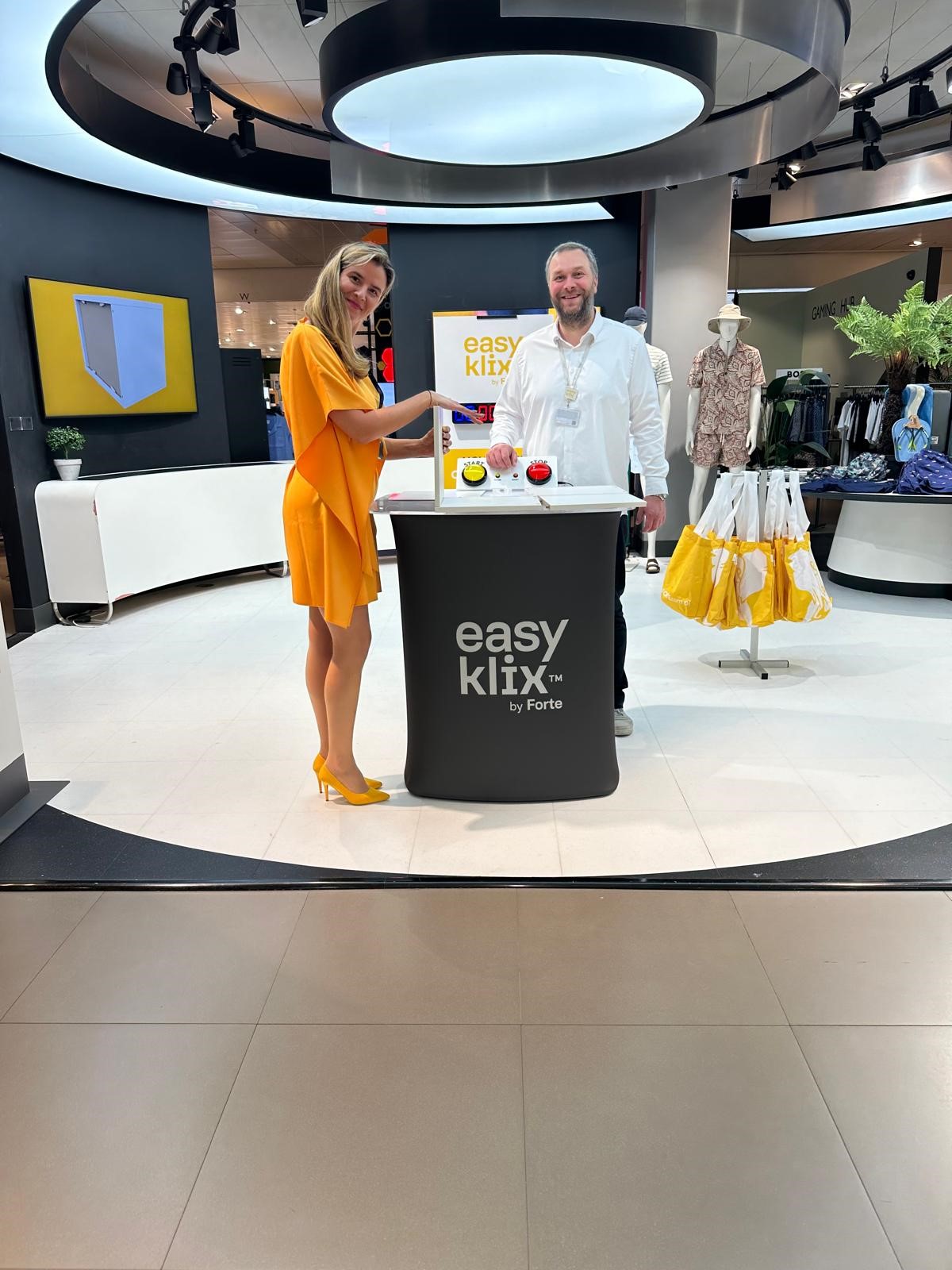 Shoppers ‘click’ with EasyKlix™ by Forte in Southampton