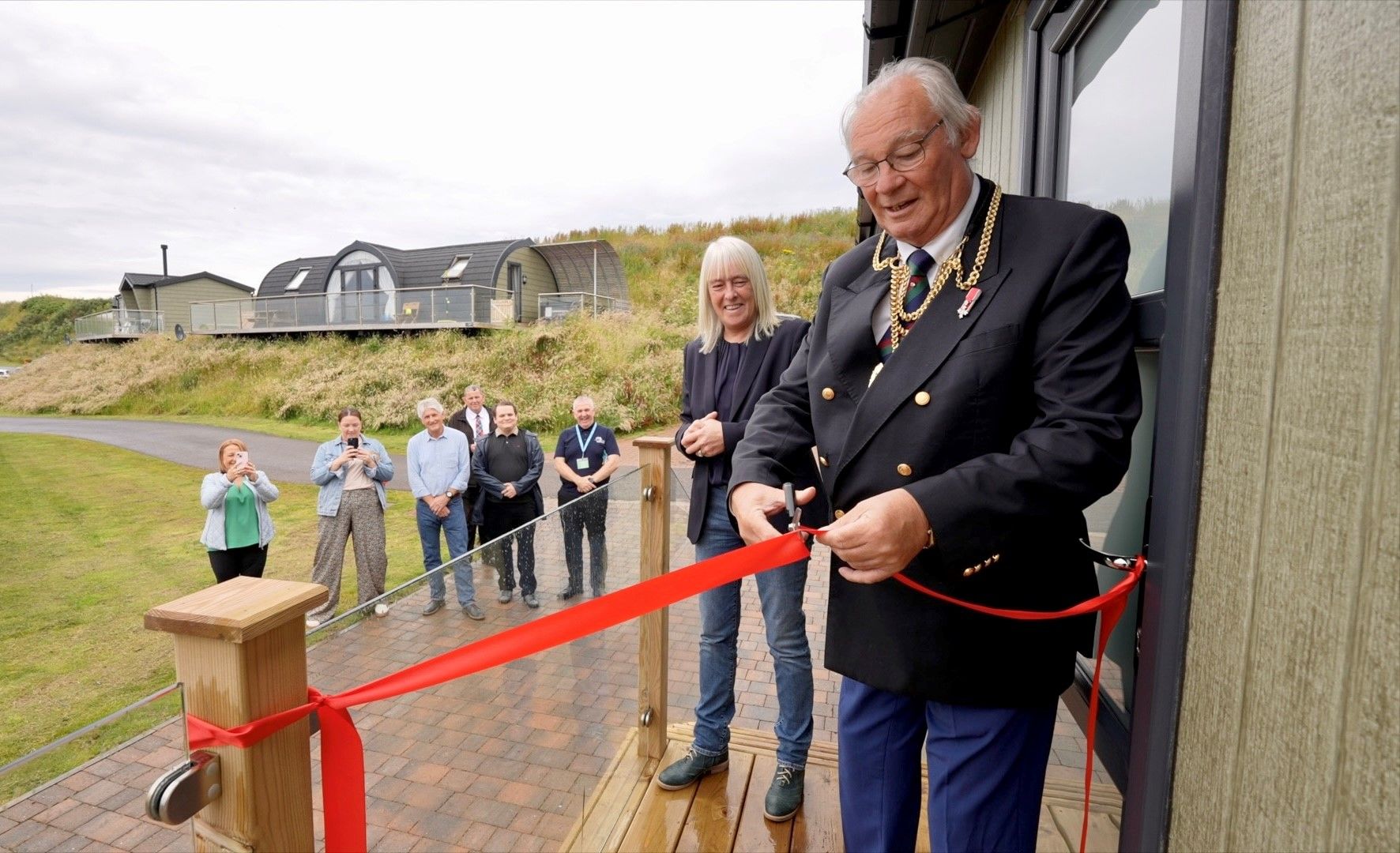 Official launch event of new £800k development at Sauchope Links Holiday Park