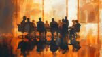 ai generated, meeting, conference