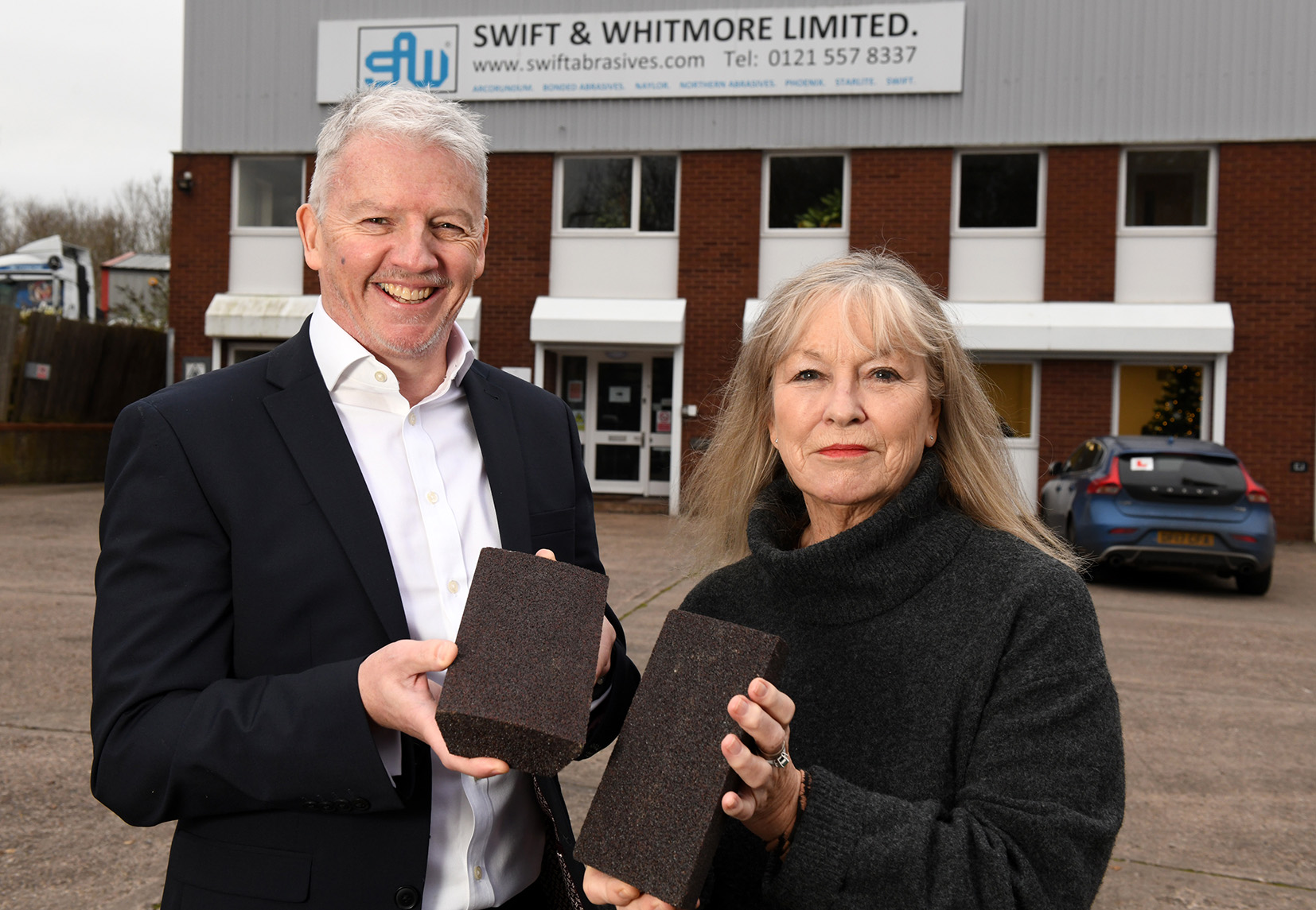 Last remaining UK abrasive manufacturer taps into £10k of BGWM in Dudley support to ‘green’ operations