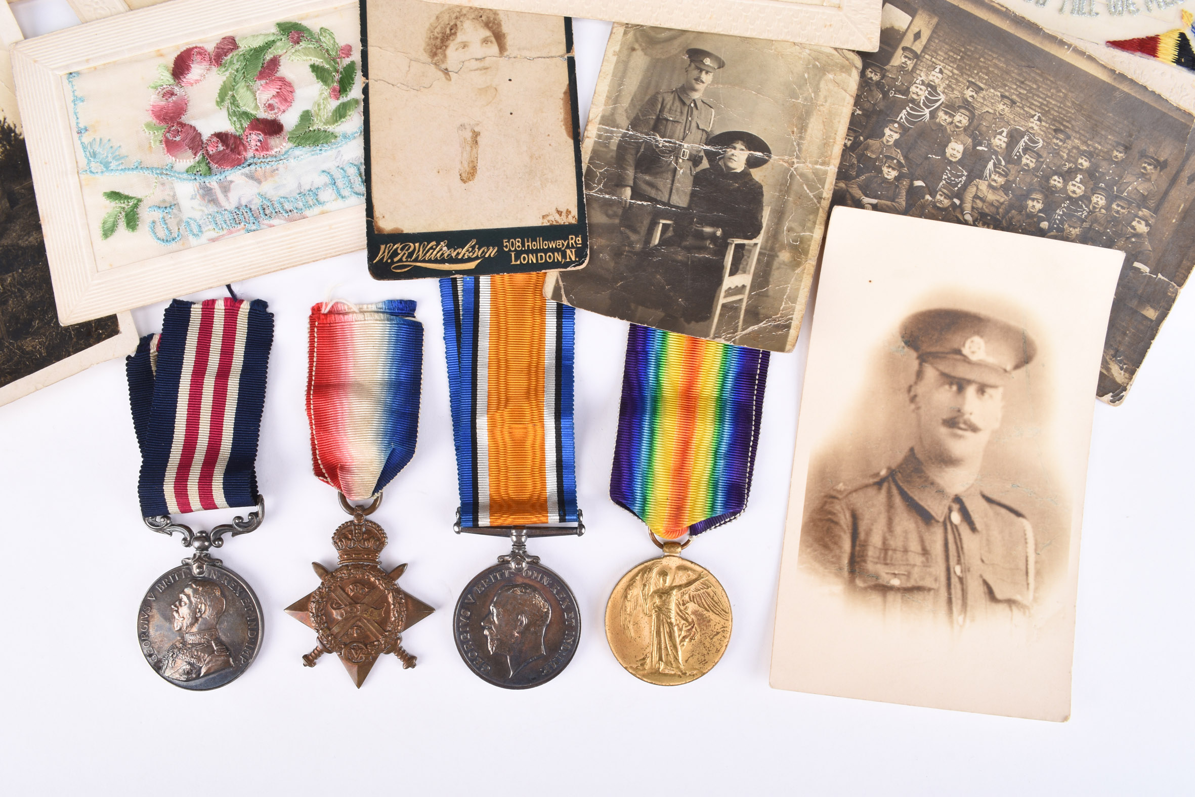 Medals for Shropshire battalion’s first soldier killed in WW1 go up for auction