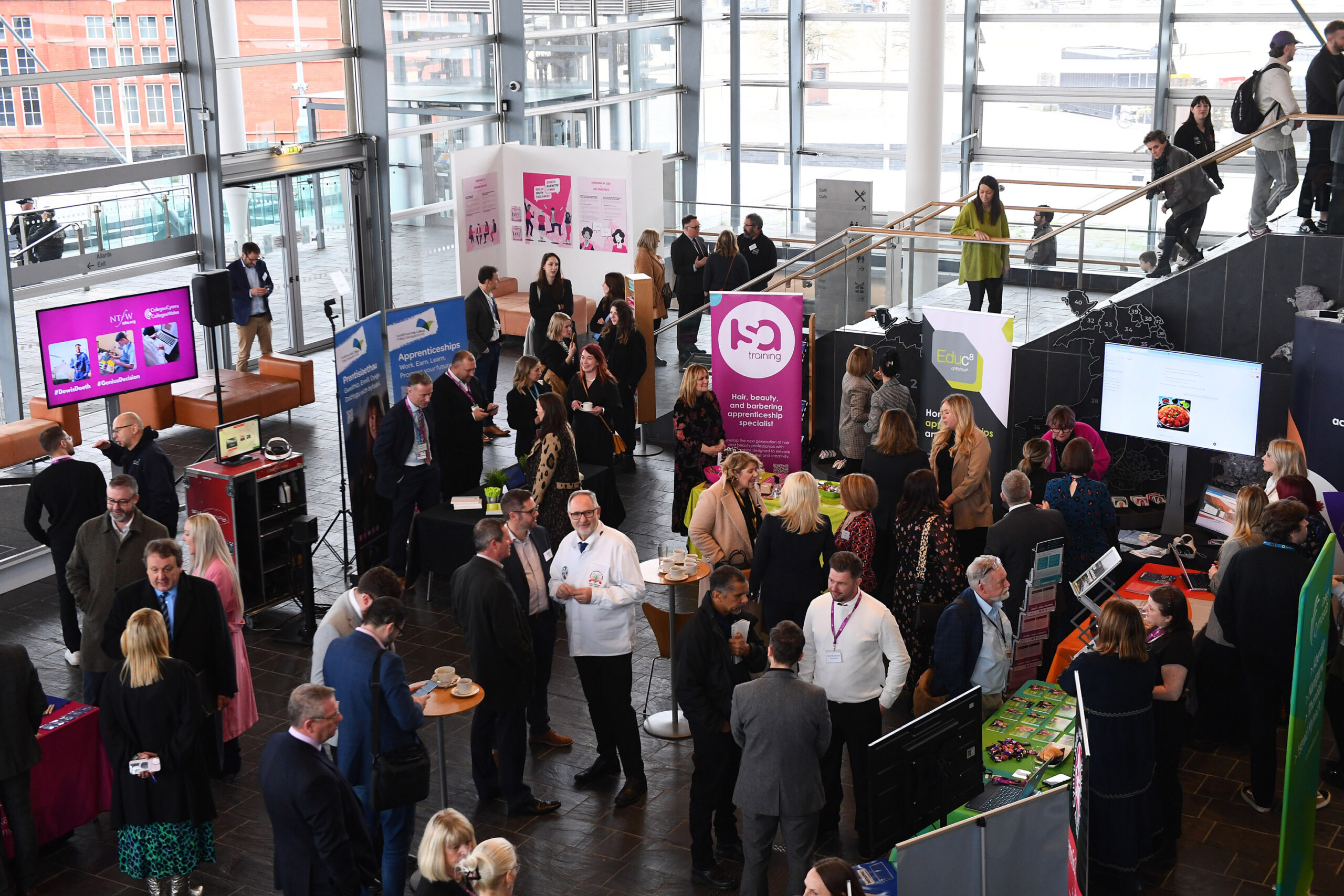 Welsh training take apprenticeships success showcase to heart of government