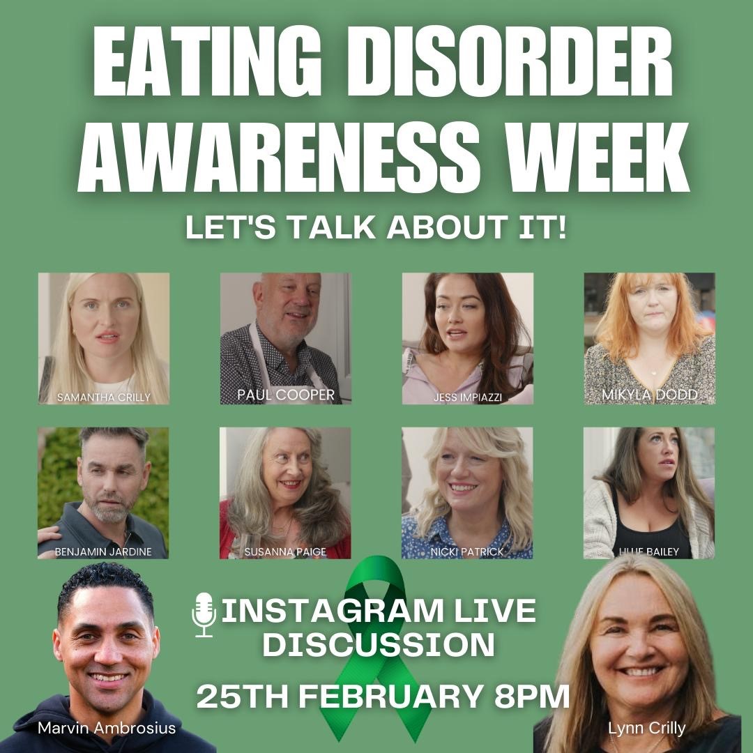 Celebrities To Take Part In A Special Instagram Live To Raise Awareness Of Eating Disorders