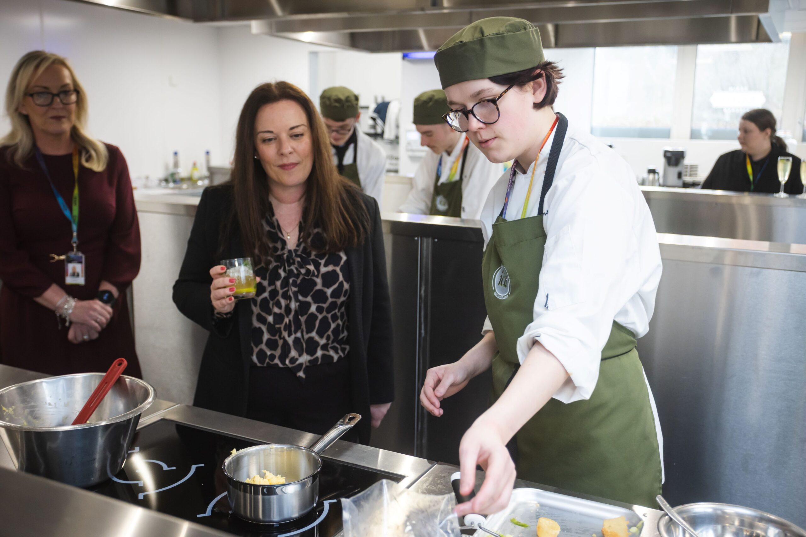 Education Minister launches new state-of-the-art ‘inclusive kitchen’ at leading college