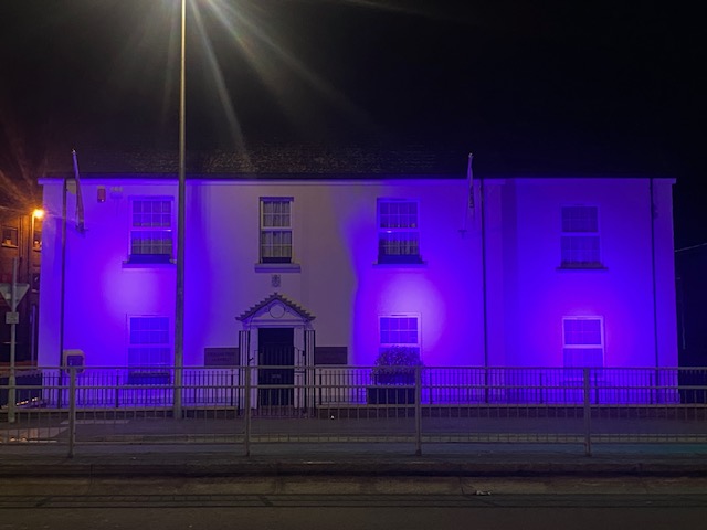 Llanelli buildings light up for International Epilepsy Awareness Day