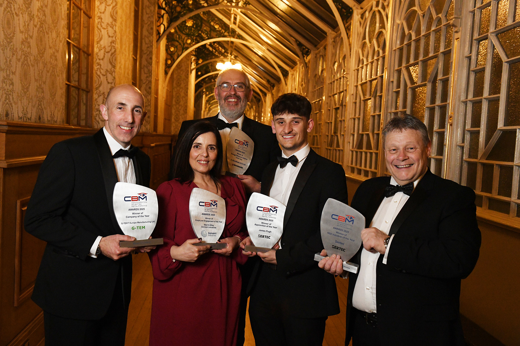 Metal stars recognised at the Confederation of British Metalforming Awards