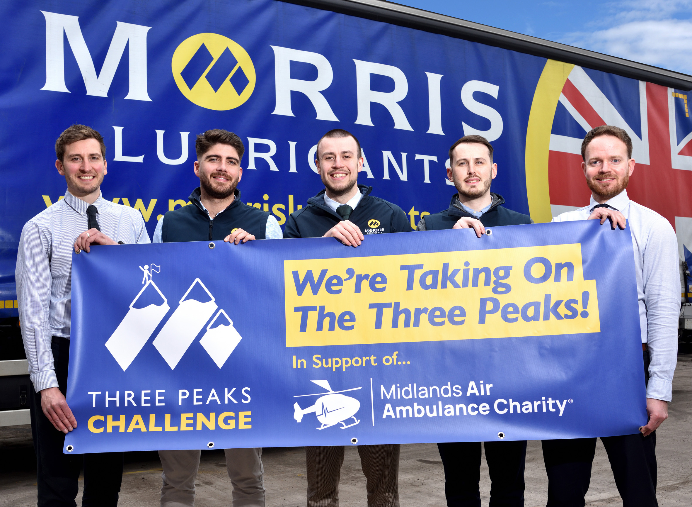 Morris Lubricants’ team set to conquer the Three Peaks Challenge