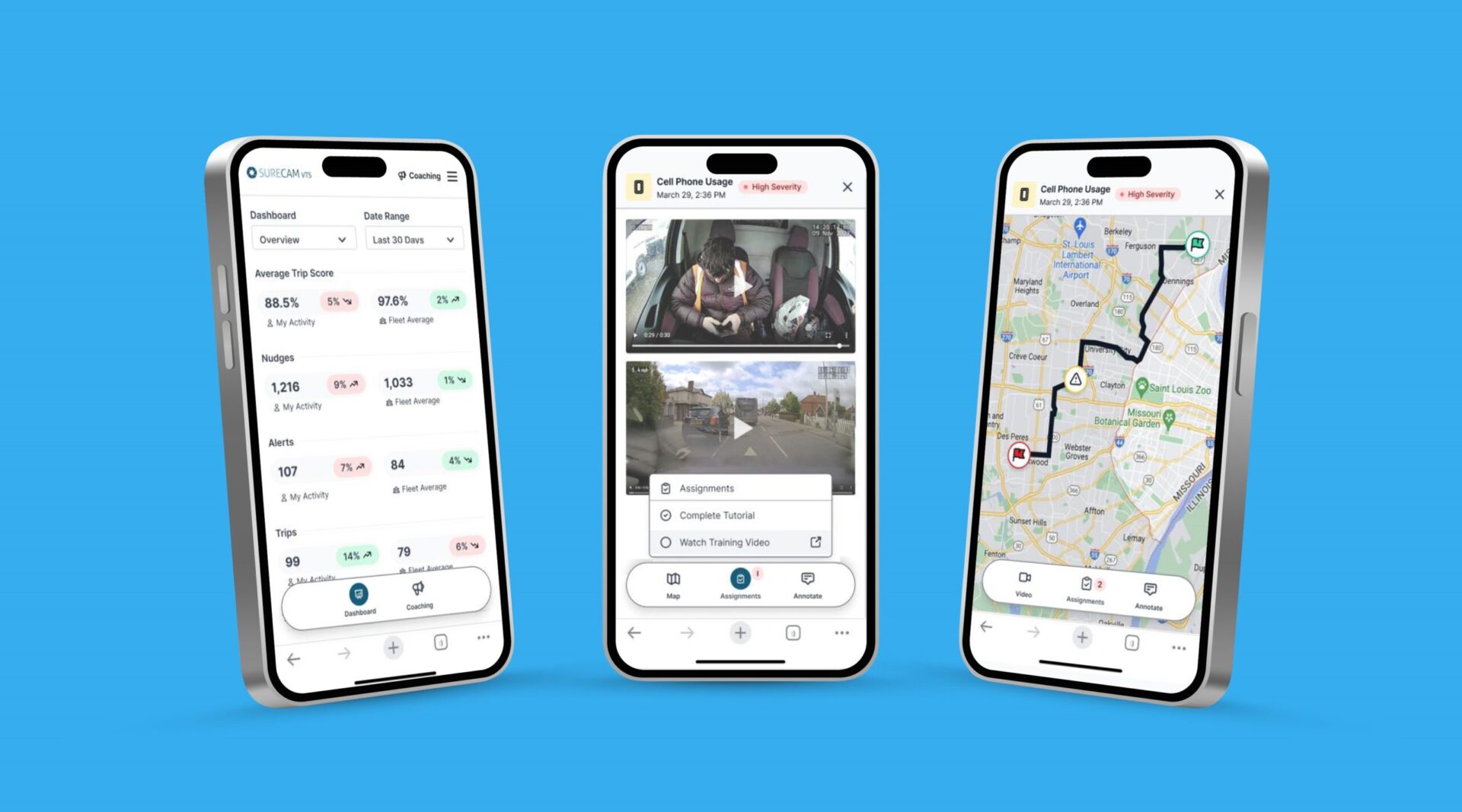 Surecam Enhances Coaching System with New Driver App to Transform AI Video Telematics