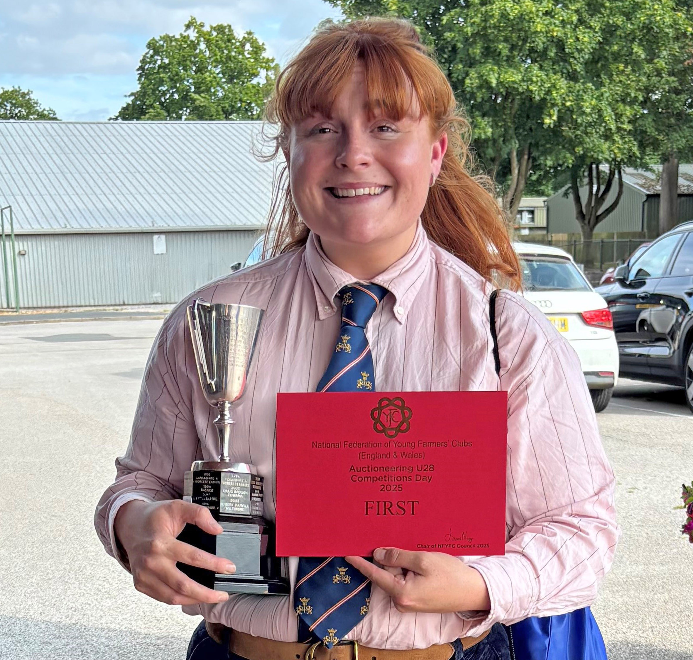 Shrewsbury-based chartered surveyor wins YFC national auctioneering final