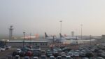 vehicle parked in airport during daytime