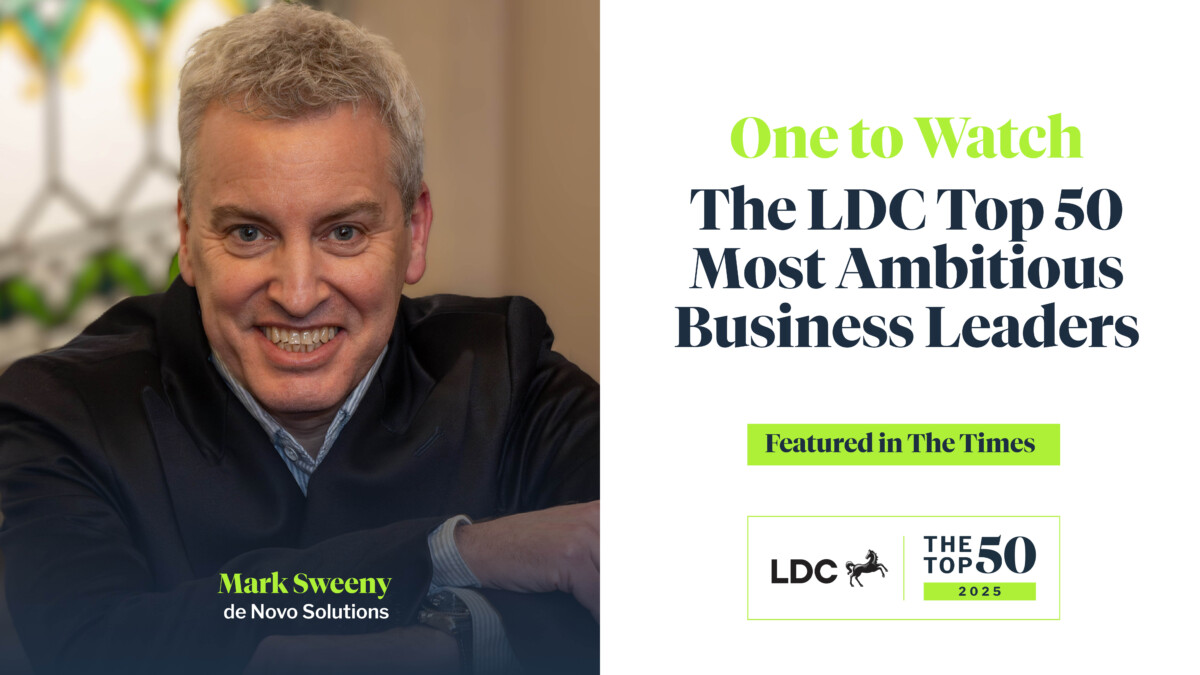 Mark Sweeny Named as ‘One to Watch’ in The LDC Top 50 Most Ambitious Business Leaders for 2025