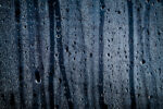 timelapse photo of rain drops
