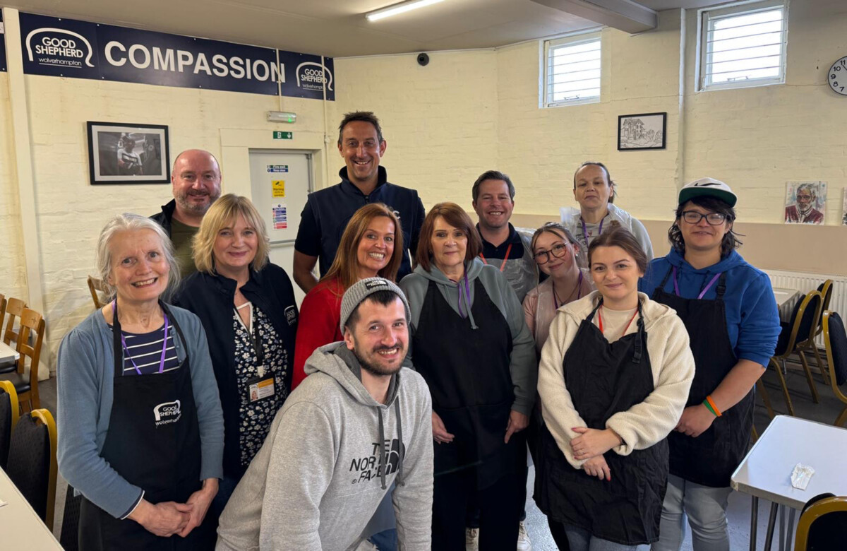 In-Comm Training serves up £25,000 boost to the Good Shepherd Wolverhampton