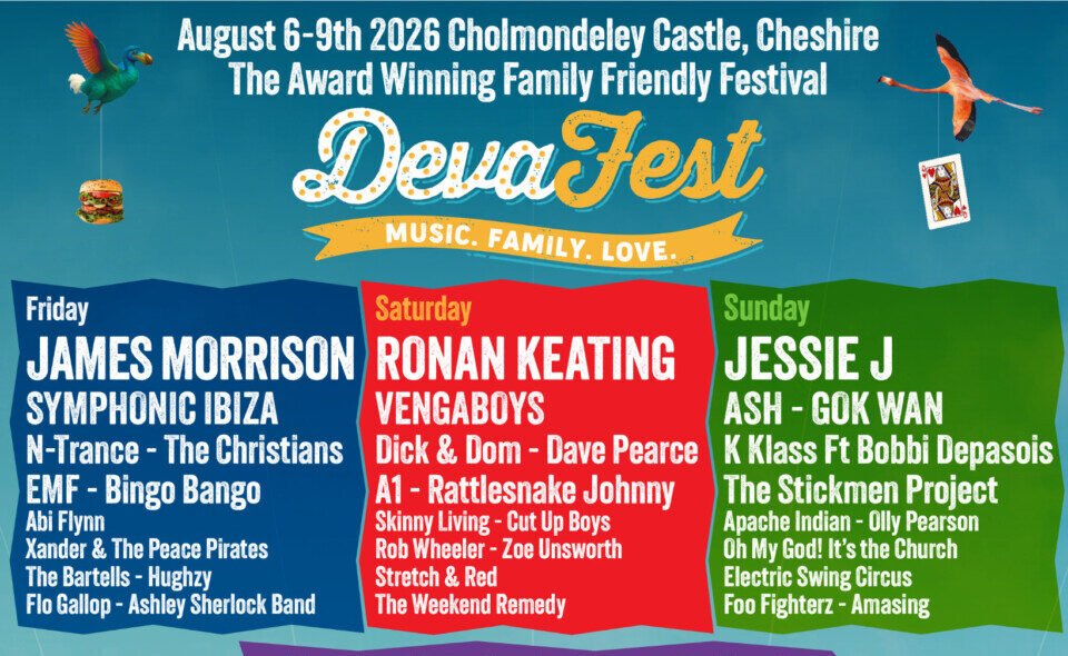James Morrison will perform at Deva Fest 2026 