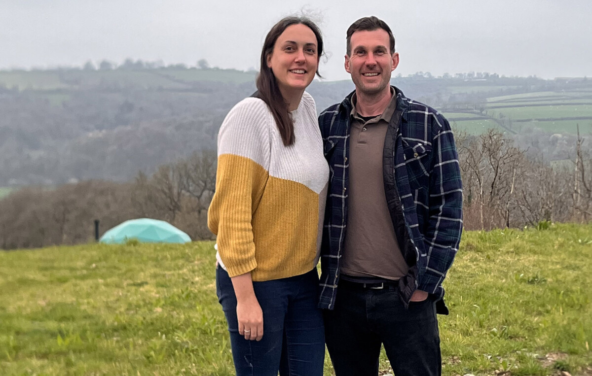 Couple swap London life for new luxury South West Wales glamping venture