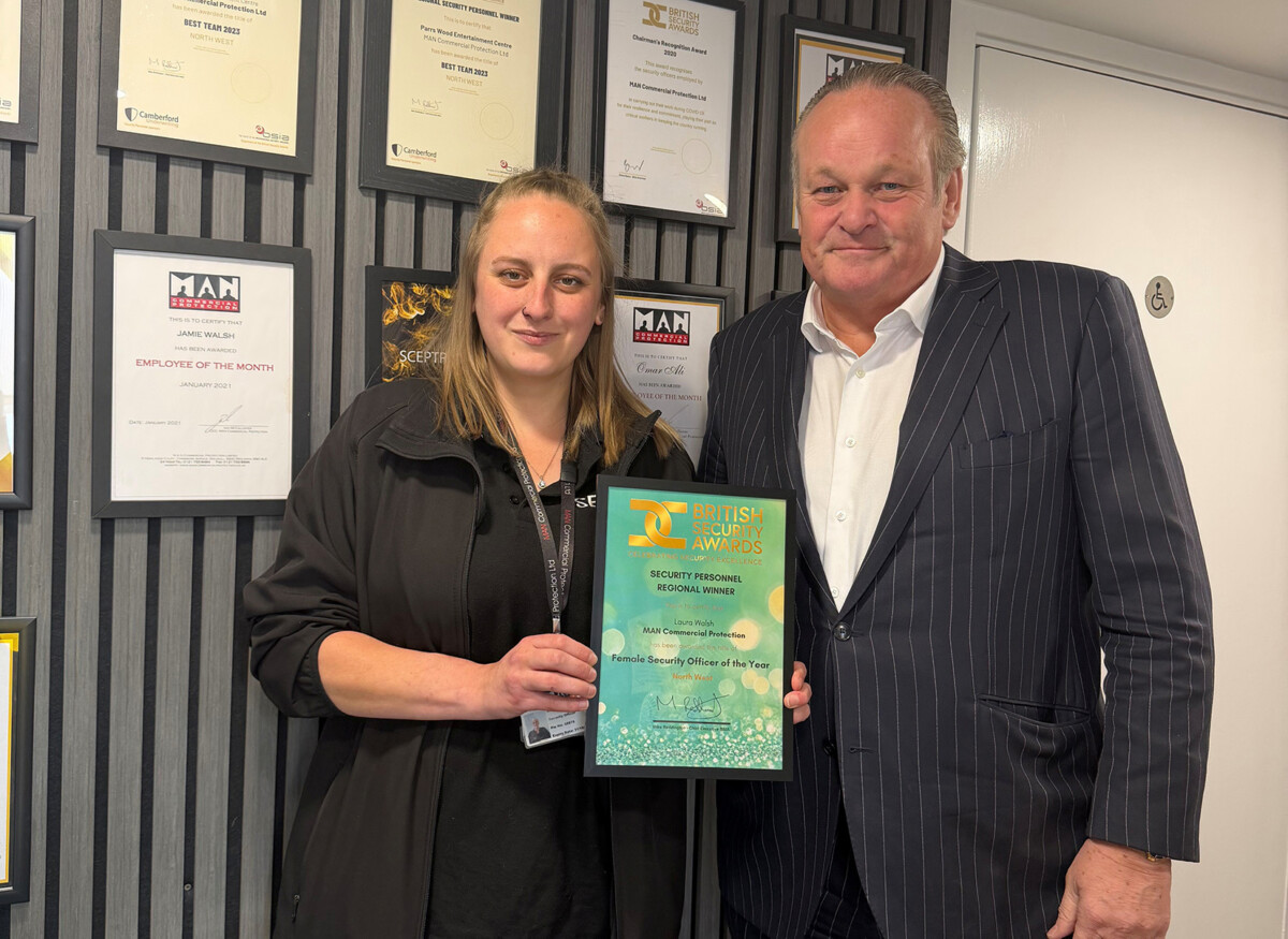 Laura’s passion for protecting others sees her win the North West Female Security Officer of the Year