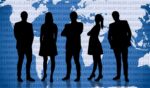 business, globalisation, business people, networking, worldwide, blue global