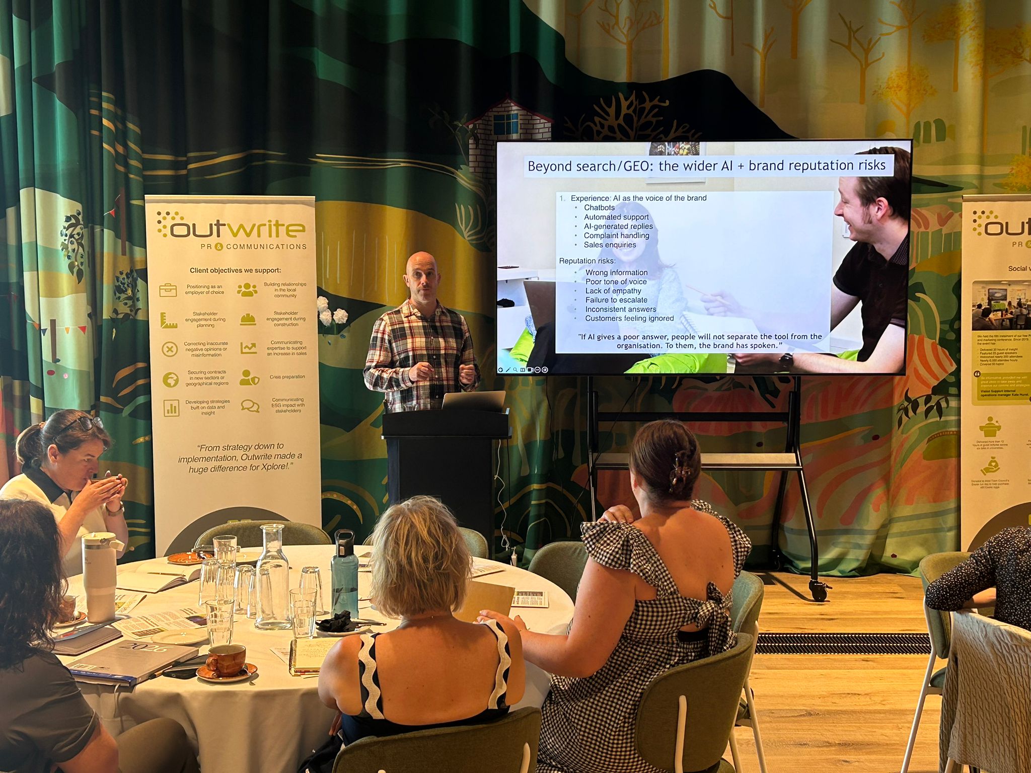 North Wales’ PR agency’s AI and brand reputation seminar earns high praise