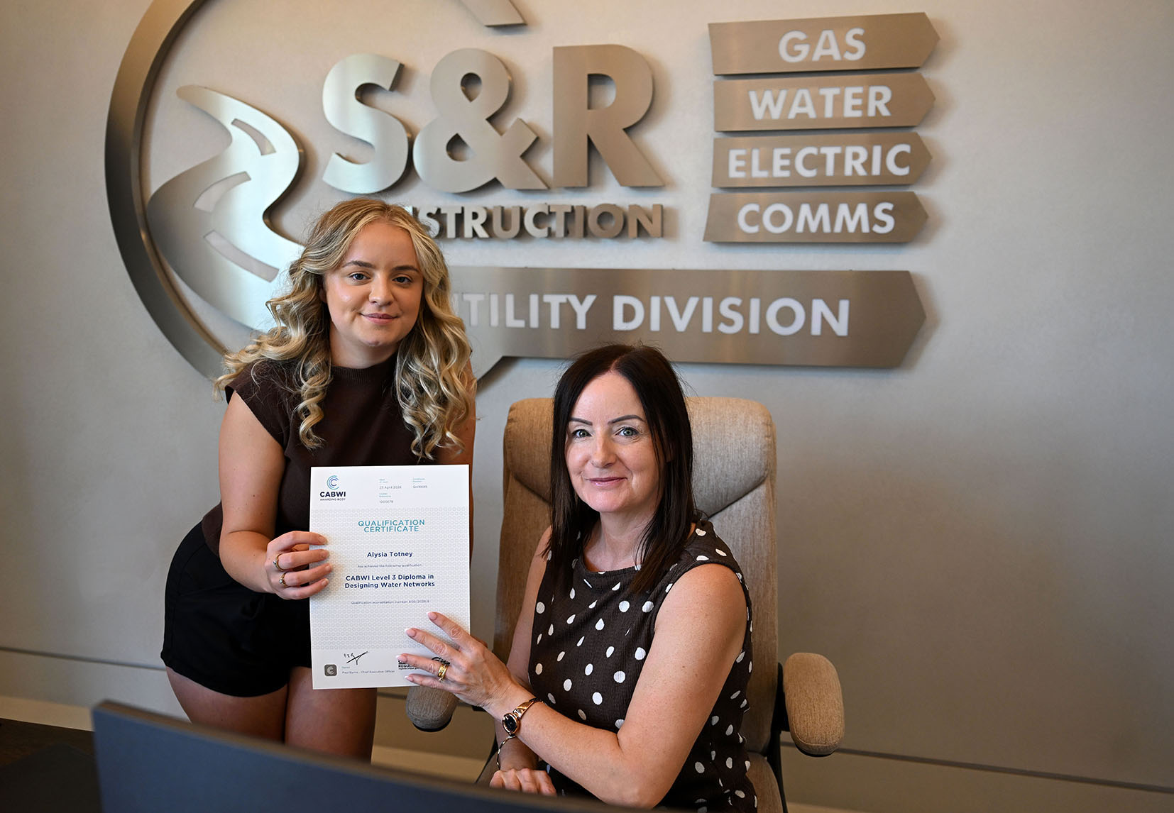Family affair at S&R as mother and daughter secure major industry qualifications