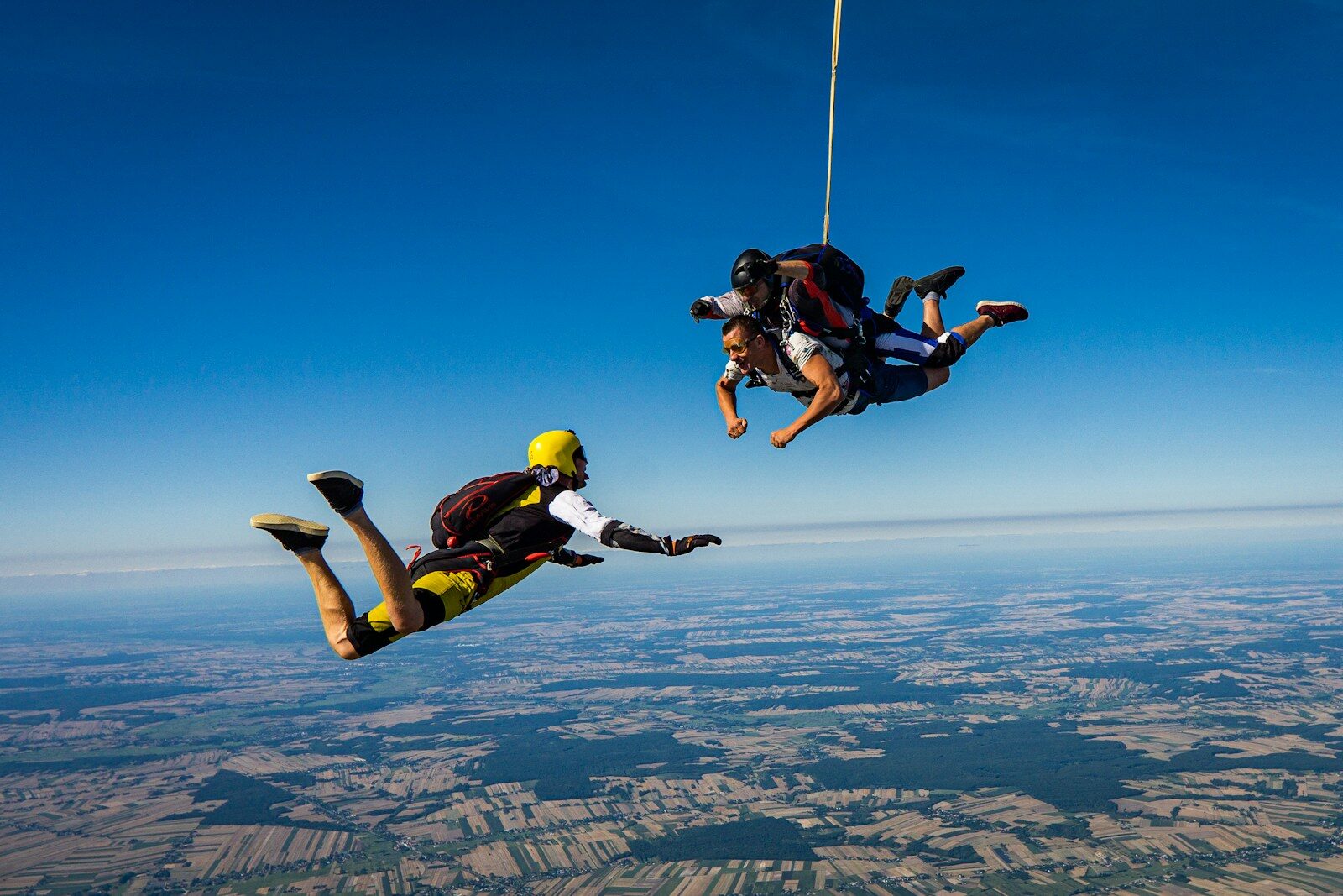 Local businessman takes to the skies to raise money for biggest cancer killer of young people