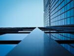 architecture, modern, building, facade, skyscraper, geometric, windows, glass windows, perspective, düsseldorf, office building, mirroring, reflection, architecture, building, building, building, building, building
