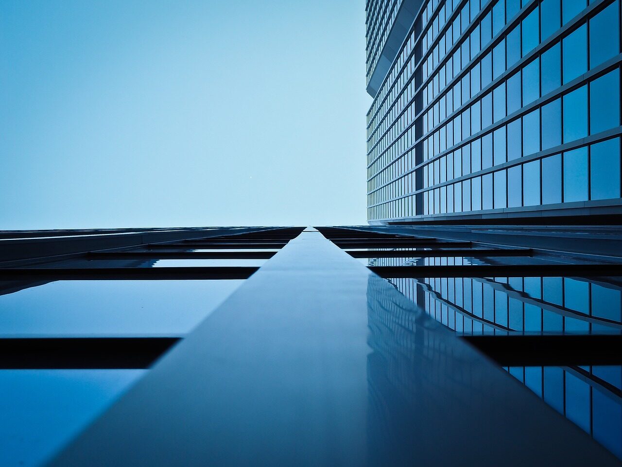 architecture, modern, building, facade, skyscraper, geometric, windows, glass windows, perspective, düsseldorf, office building, mirroring, reflection, architecture, building, building, building, building, building