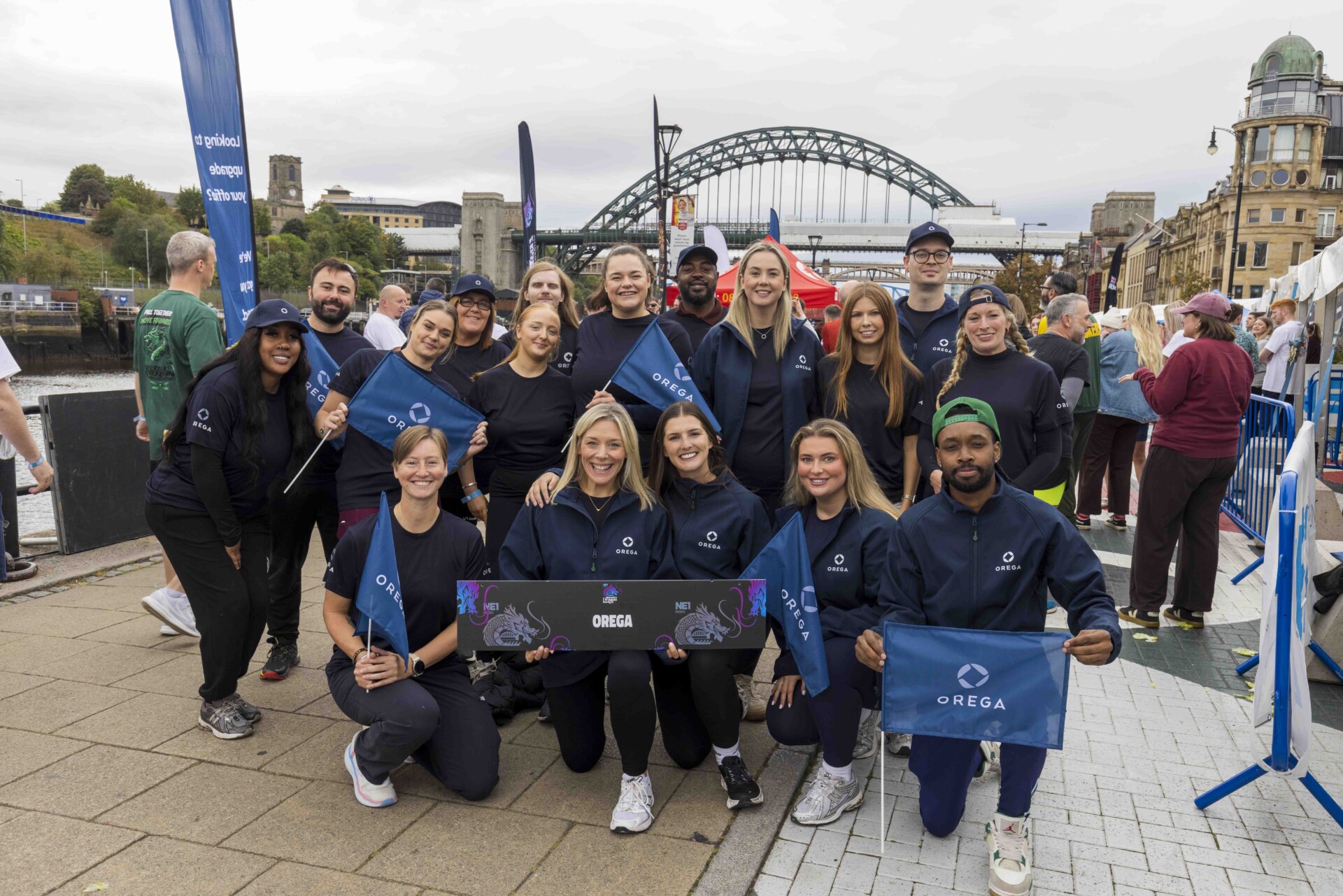 Orega fires up Tyneside’s biggest-ever Dragon Boat Race